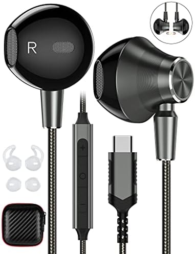 USB C Headphones for Samsung S22 S21 