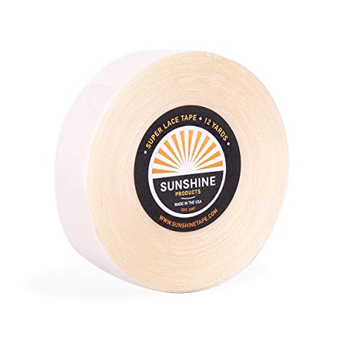 Image of Sunshine Tape | Super Lace Wig Adhesive Tape Roll | Double Sided, Medical Grade | Toupee and Wig Tape (3 /4 inch x 12 YDS, 1 Roll - Full Price)