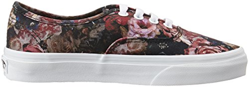 Image of Vans Unisex Authentic Moody Floral, Black and True White Sneakers - 7 UK /India (40.5 EU)