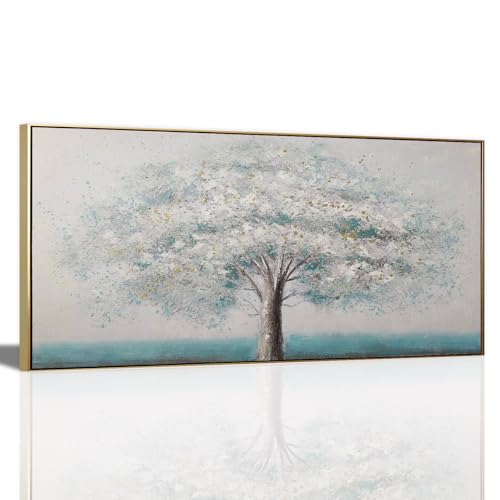 EAHunt Large Artwork Tree of Life Wall Art for Living Room Horizontal Wall Art for Bedroom Office Modern Artwork Pictures Wall Decor Canvas Oil Painting 48
