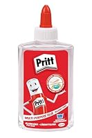 Pritt Alleskleber, schnell trocknender Kleber mit einfacher Anwendung, lösemittelfreier Flüssigkleber für Kinder, transparenter Bastelkleber für viele Bastelmaterialien, 150g