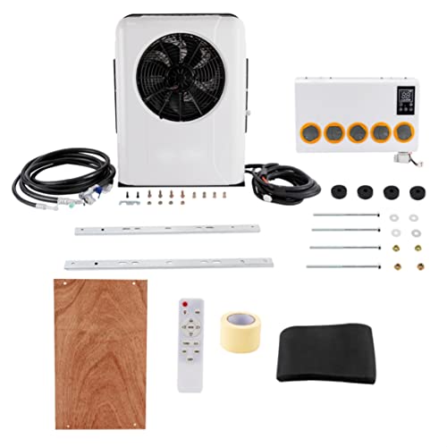 AKaSping DC 24V 950W Truck Cab Air Conditioner Universal Split Electricair Air Conditioners Kits for Truck RV Caravan Buses Campers Car Hanging Air Conditioner Kit