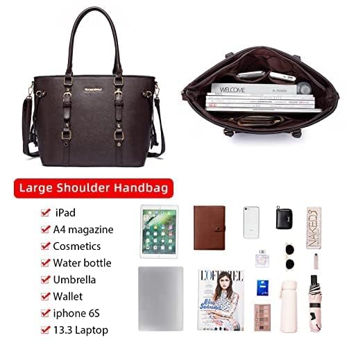 Image of Montana West 3PCS Purses for Women Tote Bag and Wallet Set Shoulder Satchel Handbags