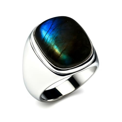 Bague labradorite en argent 925 : le bijou moderne pour affirmer votre style