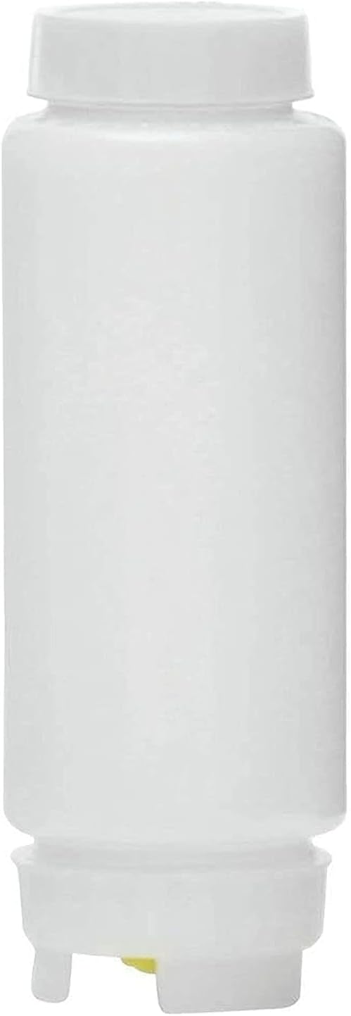 ANDREW JAMES Transparent Orignal First FIFO Bottle 650 ML - Plastic Squeeze Bottles for Ketchup BBQ Sauce Syrup Condiments Mustard Mayo Hot Sauce Olive Oil Dressing (Pack of 1)