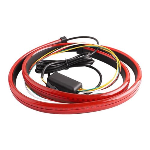 Camidy Tira de luz de freio LED para carro, montagem alta, luz de freio flexível, 3 modos de LED ter