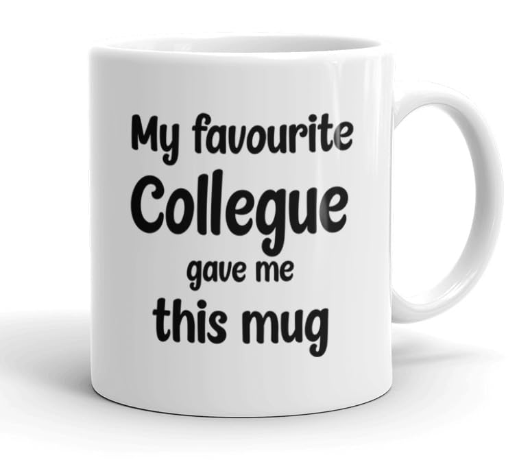 VIROSA Funny Colleague Mug – “My Favourite Colleague” – 11oz Coffee Cup – Office Birthday or Xmas Gift – Work Banter Present