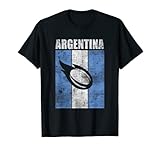 Argentinien Rugby Argentinische Flagge Retro Vintage Art T-Shirt
