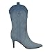 Guess Women's Wurlie Bootie, Medium Blue Denim 420, 9.5