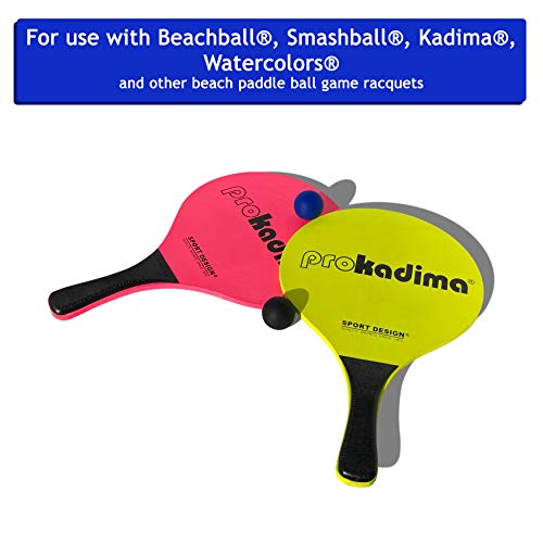 Beach Paddle Ball Replacement Beach Balls For Use With Smash Ball®, Pro Kadima® And Other Beach Tennis Ball Games | 6 Small Paddle Balls In High Visibility Colors #TOP3
