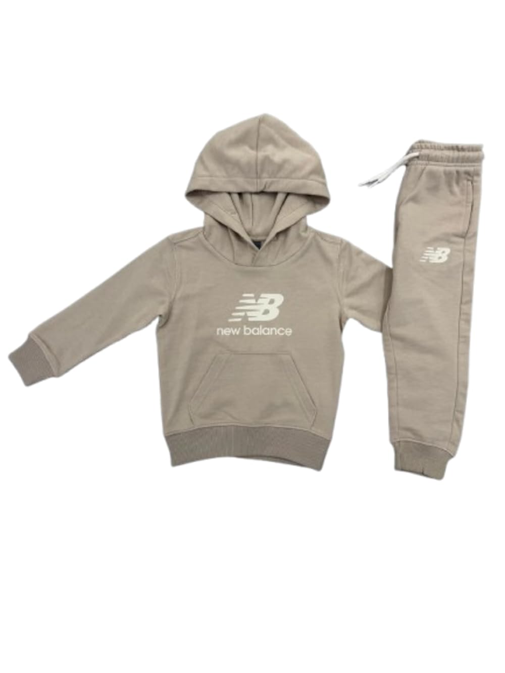 New Balance Ft Stacked Logo Ho TWF - Timberwolf 14-15 Years