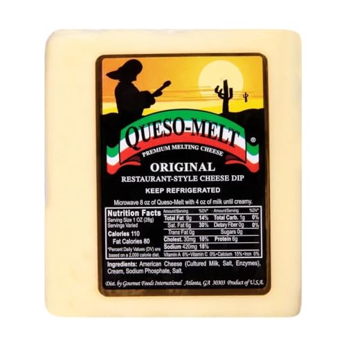 Original Queso-Melt Cheese, 8 oz, 10 Pack