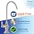 Puroflo Brushed Nickel Reverse Osmosis Faucet, NSF Certified Lead-Free Drinking Water Faucet for Under Sink Water Filtration System, Non-Air Gap Brushed RO Faucet, Filtered Water Faucet FLR-575BN