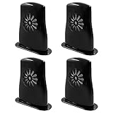 Bonsicoky 4 Pcs Acoustic Guitar Humidifier, Black Guitar Humidifier Instrument Humidifier for Prevent Cracking