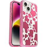 otterbox cover per iphone 14/iphone 13 symmetry+ clear per magsafe, resistente a shock e cadute fino a 2 metri, sottile, testata 3x norme mil-std 810g, disco cowgirl