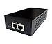 Produktbild Longshine LCS-P302 Power-Over-Ethernet-(PoE)-Stromversorgung, 2-Port-PoE-Injektor Schwarz