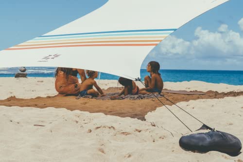 Image of Neso Grande Portable Beach Tent Sun Shelter - Lightweight Beach Shade Canopy - Easy Setup for Family Outings - Patented Reinforced Corners - UPF 50+ Sun Protection - 7ft Tall, 9 x 9ft
