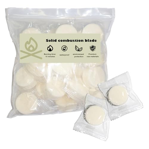 30 Solid Fuel Tablets Fire Starter Quick Ignition for Grill Stove BBQ