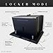 DAVYMAT ~ Transforming Doormat Package Locker | Anti-Theft Lockable Outdoor Parcel Safe | Secure Collapsible Porch Storage | Large 26x18x15