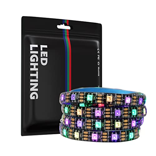 Tira de LED WS2812B con controlador SP611E 16.4FT 300 LEDs RGB miniatura 1