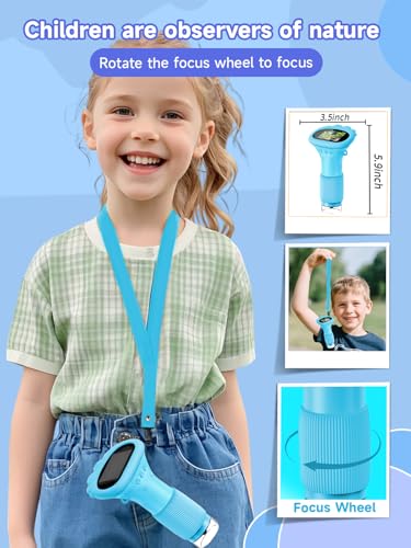Image of Acoath Microscope for Kids, 1000X Handheld Digital Miniscope with 2.0 inch Screen, Portable Pocket Microscope Education Toys Birthday Gifts for Age 3 4 5 6 7 8 9 10 Girls Boys