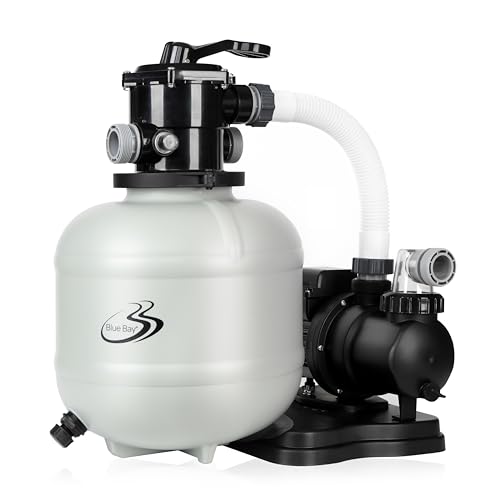 Image of BlueBay 15in Sand Filter Pump with Timer for Above Ground Pools