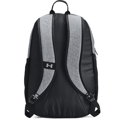 under armour unisex-adult hustle sport backpack  pitch gray medium heather 012black  one size fits all