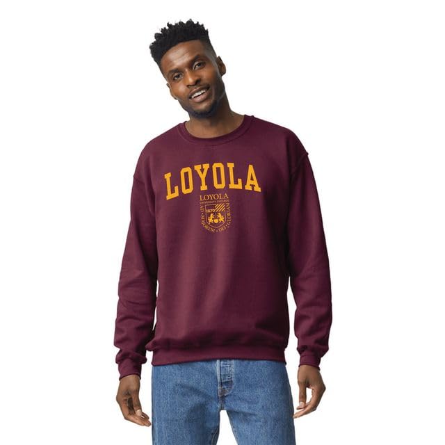 Image of Ivysport Crewneck Sweatshirt for College, Heritage Logo, Color, Adult Unisex