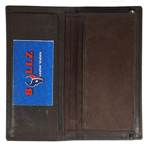 Genuine Leather Checkbook Cover Wallet Organizer With Credit Card Holder #TOP6