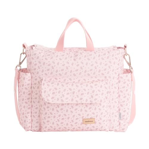 Cambrass - Bolso carro maternal para bebe - bolso de maternidad para carritos de bebe - organizador para pañales y otras cosas de bebe - Fresh Rosa 16x43x37 cm