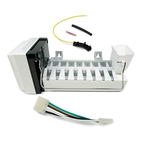 Refrigerator Ice Maker Replacement for Whirlpool W10882923 W10377151 Compatible with Wrx735Sdbe00 Wrx735Sdbh00 Wrx735Sdbm00