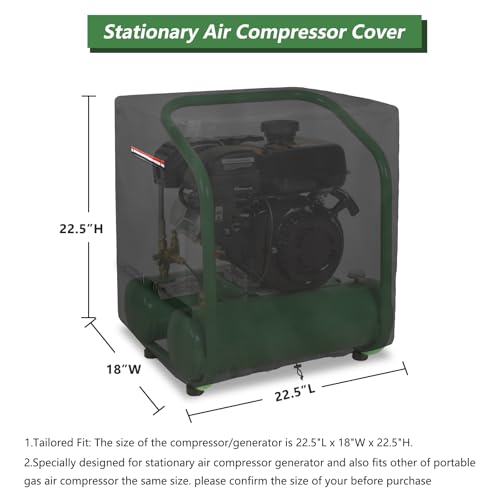Wavecover Air Compressor Cover, Heavy Duty Waterproof Dust Compressor Cover, Suitable for AC1 Series Portable Air Compressor and Other Air Compressor Covers of the Same Size by Wavecover - Used condition - Image 5