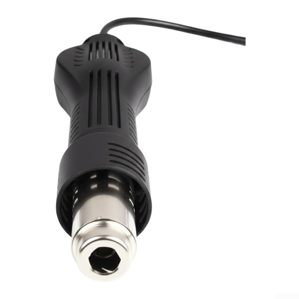 Poignée de station de dessoudage à air chaud industrielle pour modèles 858D 852D et 8586B avec élément chauffant rapide et design ergonomique pour des tâches de soudure efficaces Noir (LT858B