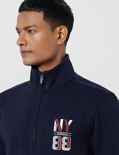 Image of Van Heusen Men's Cotton High Neck Sweatshirt