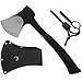 Yes4All Special Sales Outdoor Camping Hunting Survival Steel Multi Functional Axe w/Sheath H105 (Axe Sheath and Fire Starter)