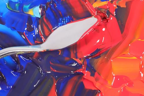 MONT MARTE Acrylic Paint Set 24 Colours 36ml, Perfect for Canvas, Wood, Fabric, Leather, Cardboard, Paper, MDF and Crafts