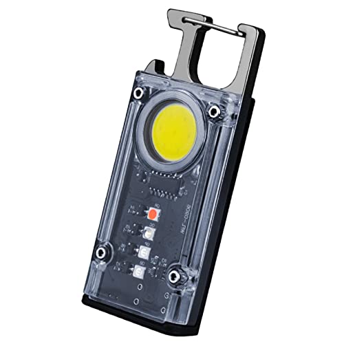 bolso - Chaveiro COB Luz, lanternas LED recarregáveis, 8 modos luz lanterna pequena 500 lúmens luz b
