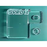 自賠責ステッカープレート ジャイロX GYROX 上文字B (５ｍｍ厚クリア)