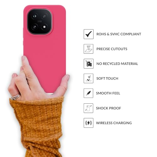 Image of SPRIG Compatible with IQOO 15 5G SilkTone Back Cover Drop Tested Shock Proof Silicone Mobile Case for Men, Women, Boys and Girls with Camera Protection (Light Watermelon)