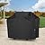 Unicook 50 Inch Grill Cover for Outdoor Grill, Heavy Duty Waterproof BBQ Cover with Side Handles and Air Vents, Weather Resistant, Fits Weber Charbroil Nexgrill Gas BBQs up to 48 Inch Wide, Black