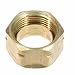 Parker Hannifin 61CA-5 Brass Nut/Sleeve Compress-Align Fitting, 5/16" Compression Tube x 5/16" Compression Tube