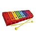 8 Notes Xylophone, Premium Aluminum Metal Keys Glockenspiel With Stable Resonance for Playing Music Learning and Kids