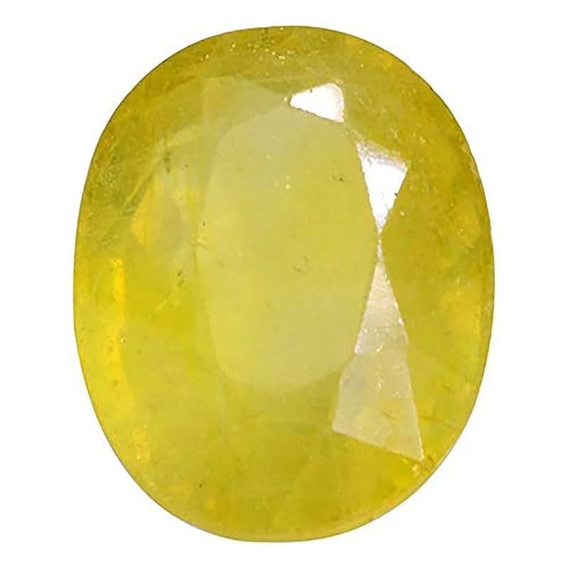 Saphir jaune de Ceylan 7,25 ratti le trésor Pukhraj de Color Gems pour sceller une promesse