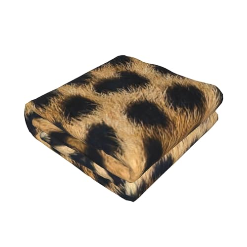 Couverture de lit légère EdWal en microfibre imprimé léopard douce - 3
