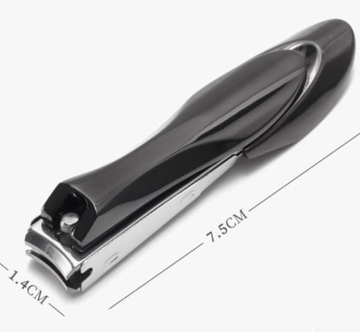 1Pcs Stainless Steel Nail Clippers Sharp Curved Blades Finger Toenail Manicure Tool For Home Use