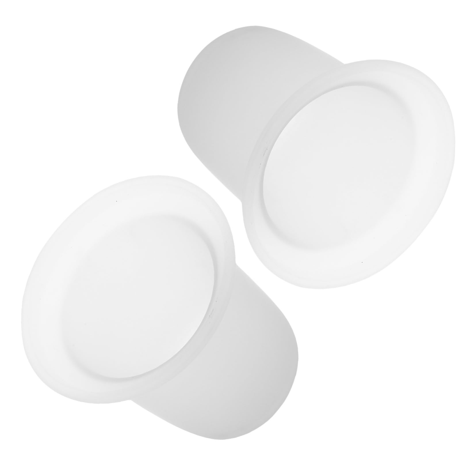 Gobelet brosse de toilette compact verre dépoli pour petite salle de bain