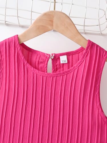 Image of Girls Cute Summer Outfits Set Clothes Size 5-14t Outfit 2 Piece Are Materials That Are Soft And Durable