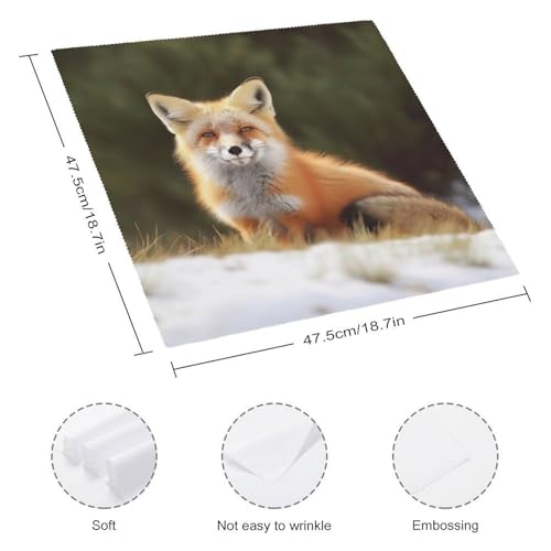 Servilletas de Tela Funny Fox 4 Piezas miniatura 2