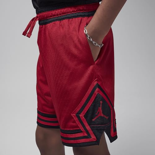 Jordan Sport Big Kids' Dri-FIT Diamond Shorts (Gym Red, 95D313-R78) Size Medium4