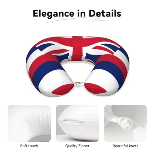Almohada de viaje espuma memory tamaño U suave miniatura 3